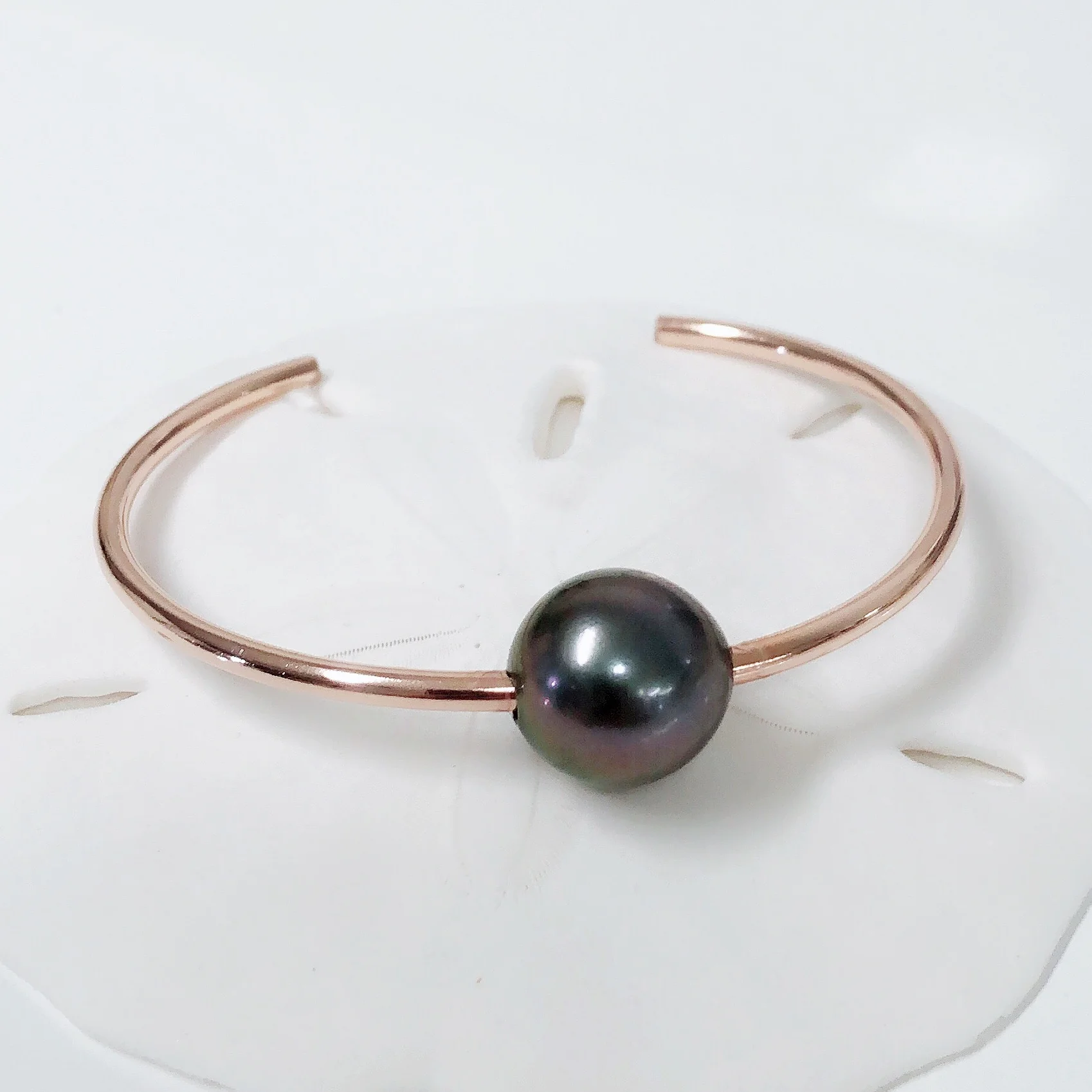 Cuff COCO - tahitian pearl (B296) - Mitchell's Manufacturing Jewel