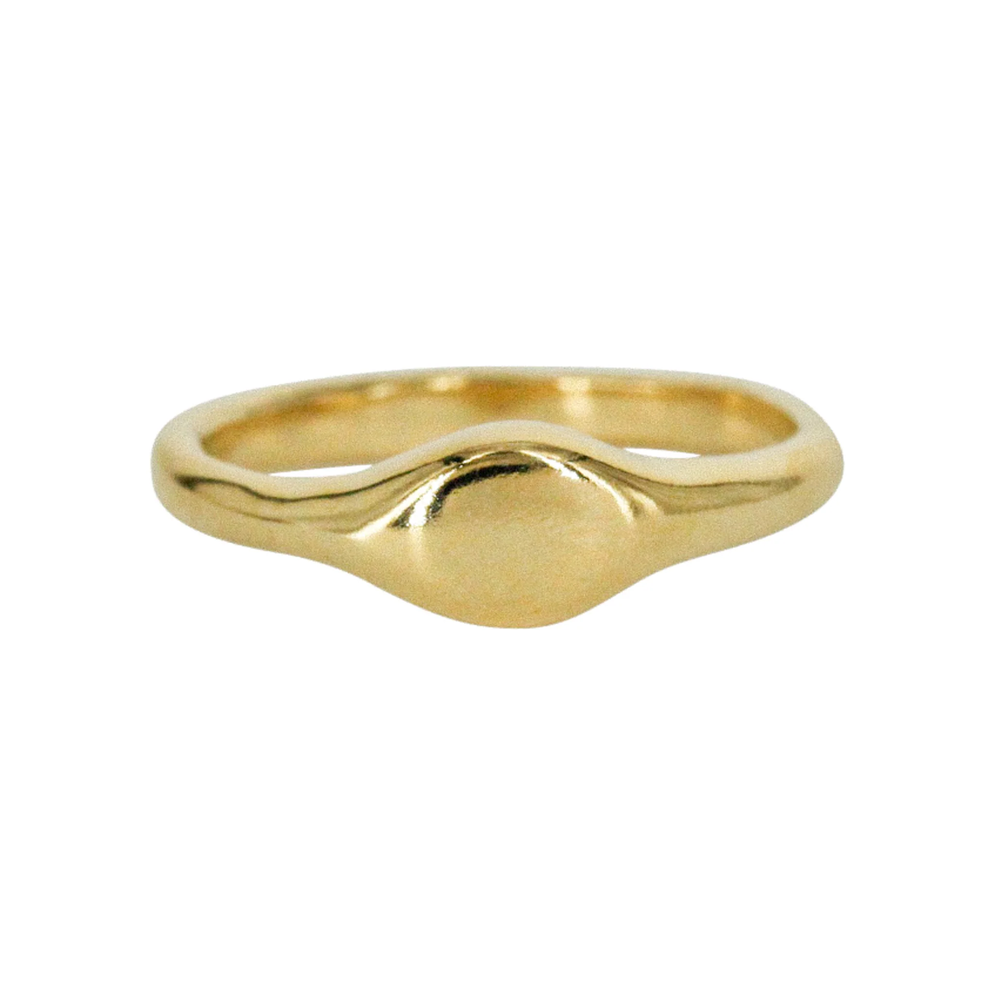 The Heritage Signet: A 14k Gold Canvas for Your Story - Mitchell's Manufacturing Jewel