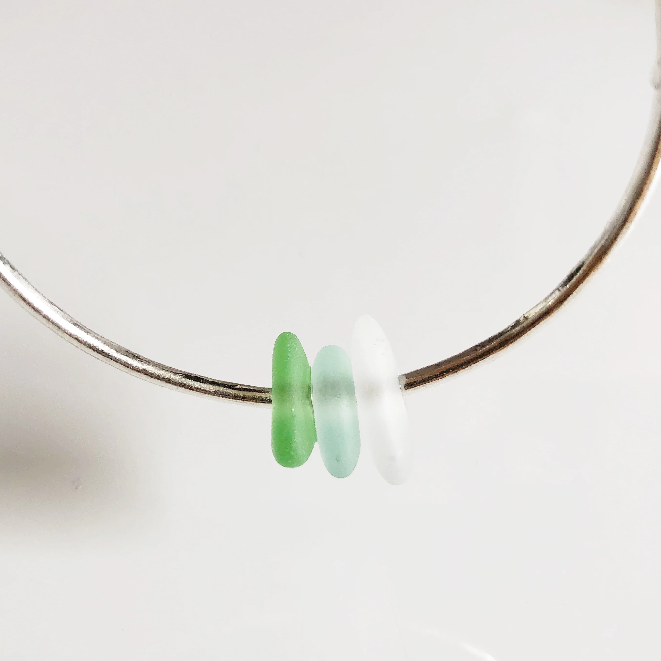 Bangle KAWAI - green ombré (B283) - Mitchell's Manufacturing Jewel