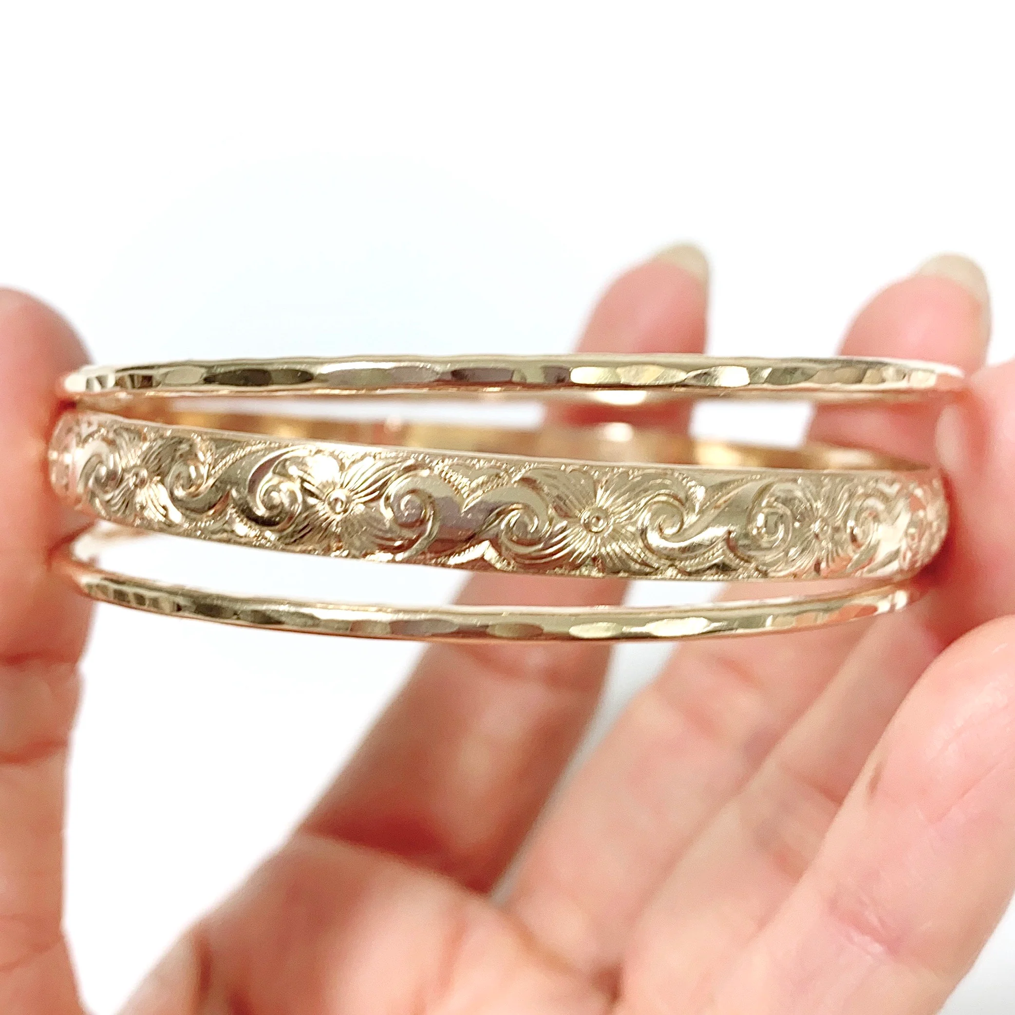 MOANI bangles set - 6mm heirloom bangle (B440) - Mitchell's Manufacturing Jewel